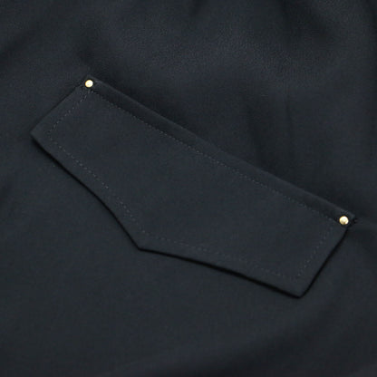 25春夏 ミリタリー バック サテン オールインワン / サロペット ノースリーブ Vネック ウエストゴム ギャザー　