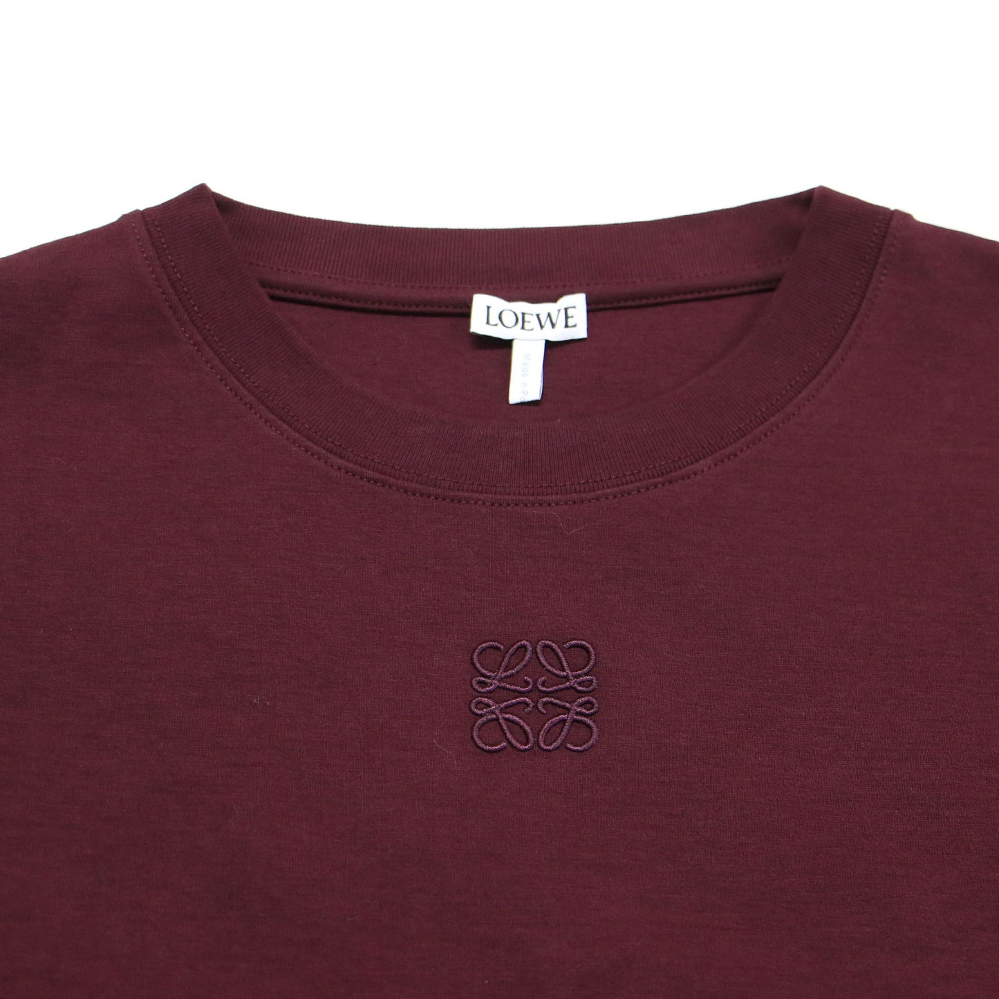 25春夏 アシンメトリ― 半袖 Tシャツ / カットソー クルーネック ロゴ 刺繍 スリット コットン