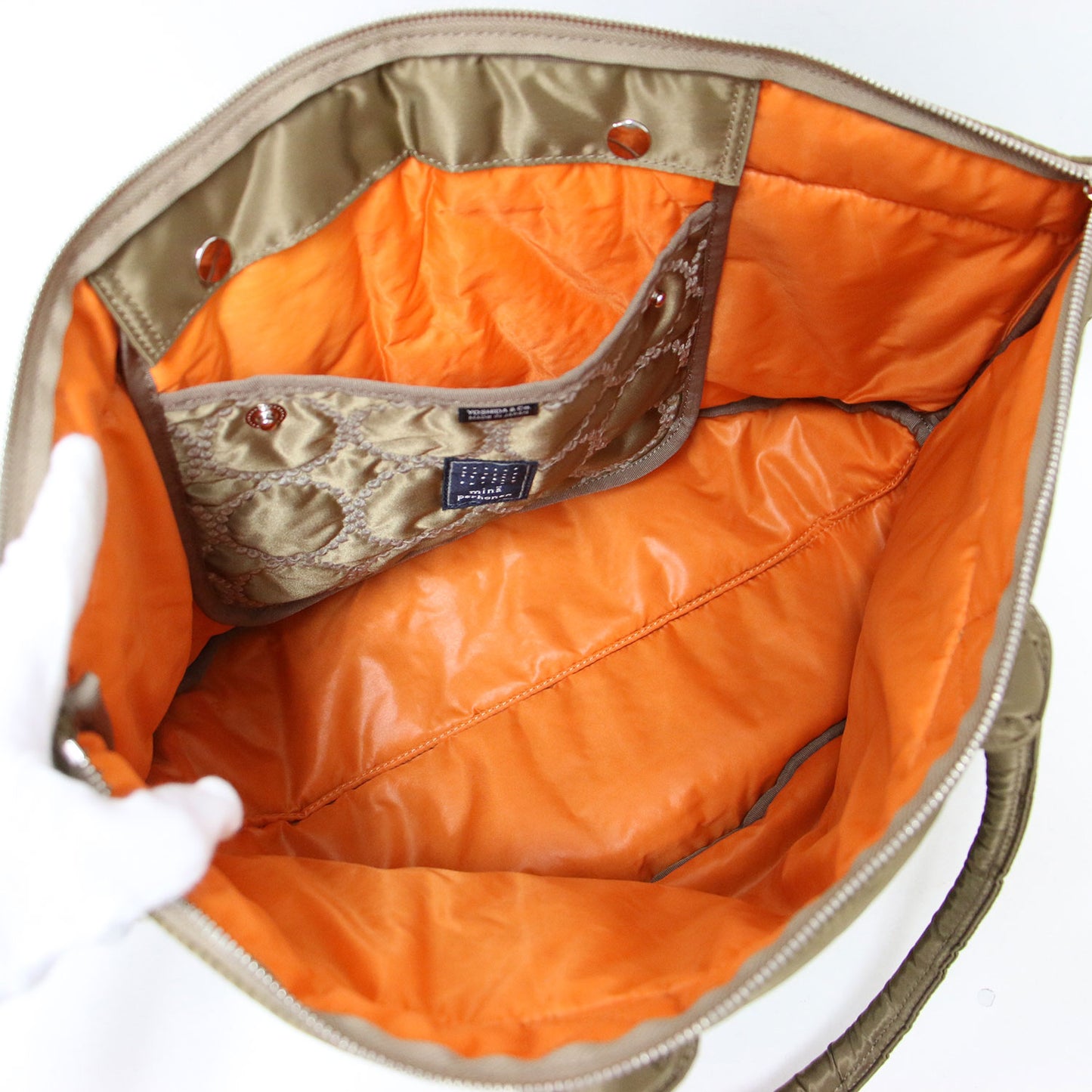 × PORTER 24春夏 タンバリン トートバッグ / tambourine TOTE BAG ハンドバッグ 肩掛け 刺繍 キルティング