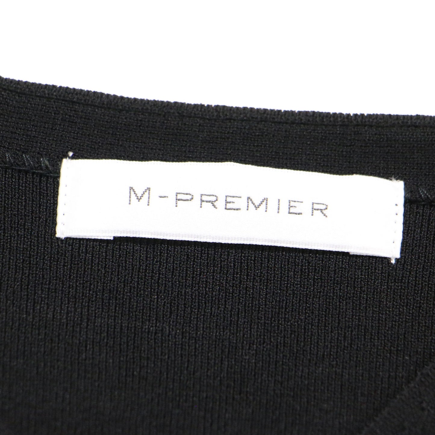 24春夏 Vネック ノースリーブ ニット / プルオーバー リブ ハイゲージ