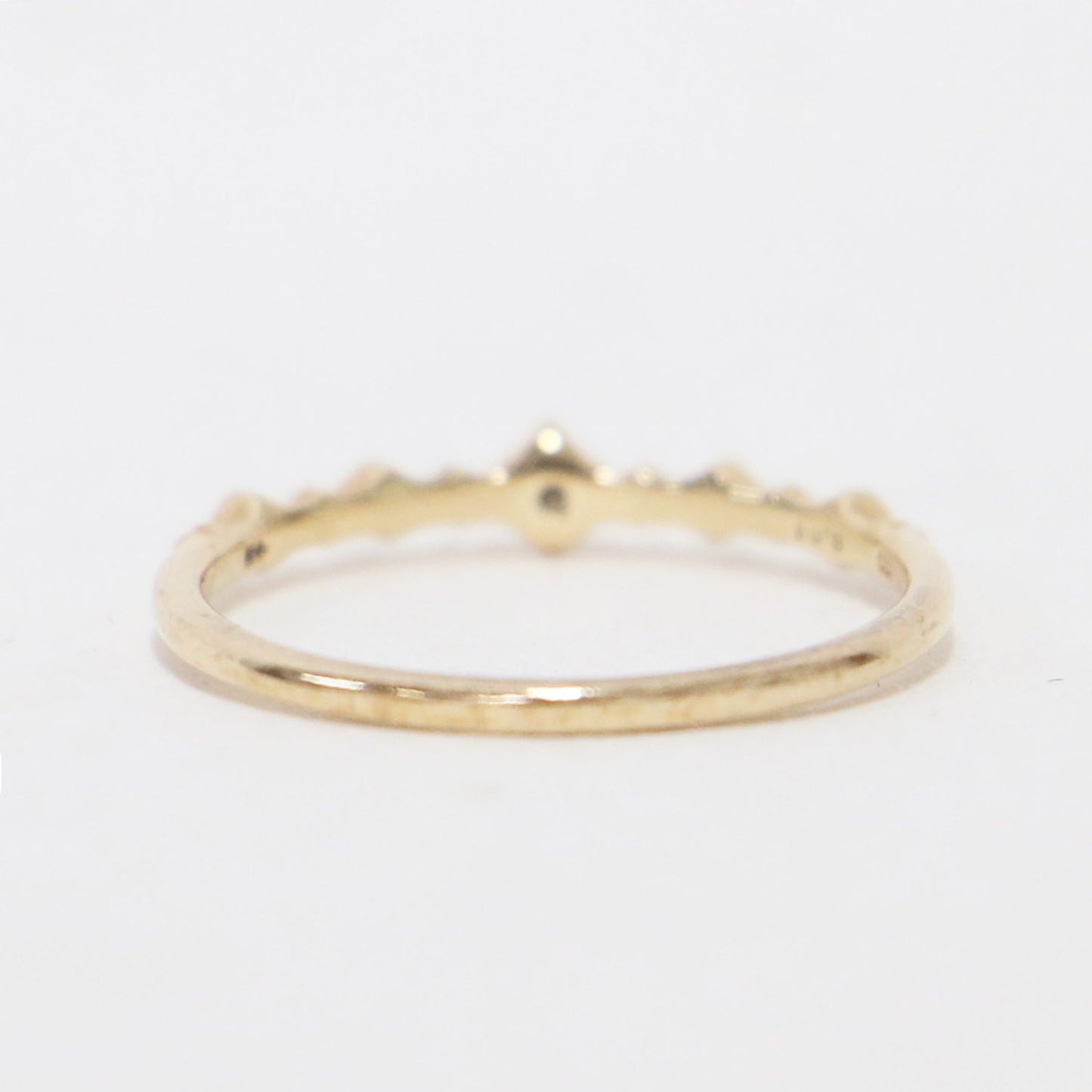 K10 ダイヤモンド リング / 指輪 ひし形