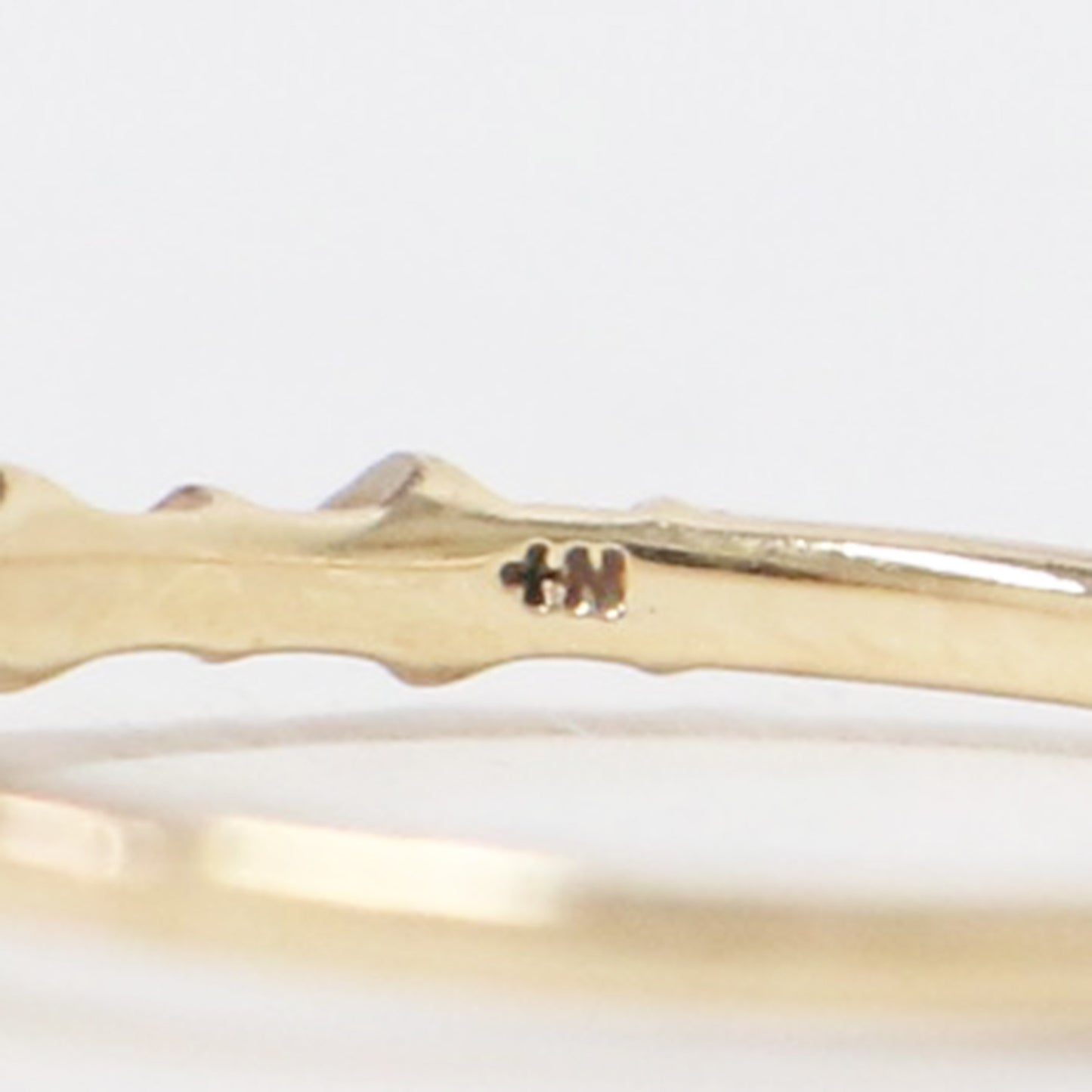 K10 ダイヤモンド リング / 指輪 ひし形