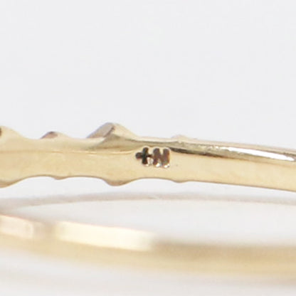 K10 ダイヤモンド リング / 指輪 ひし形