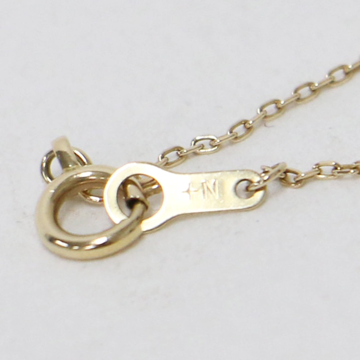 K10YG ダイヤモンド ネックレス / ひし形 チェーン