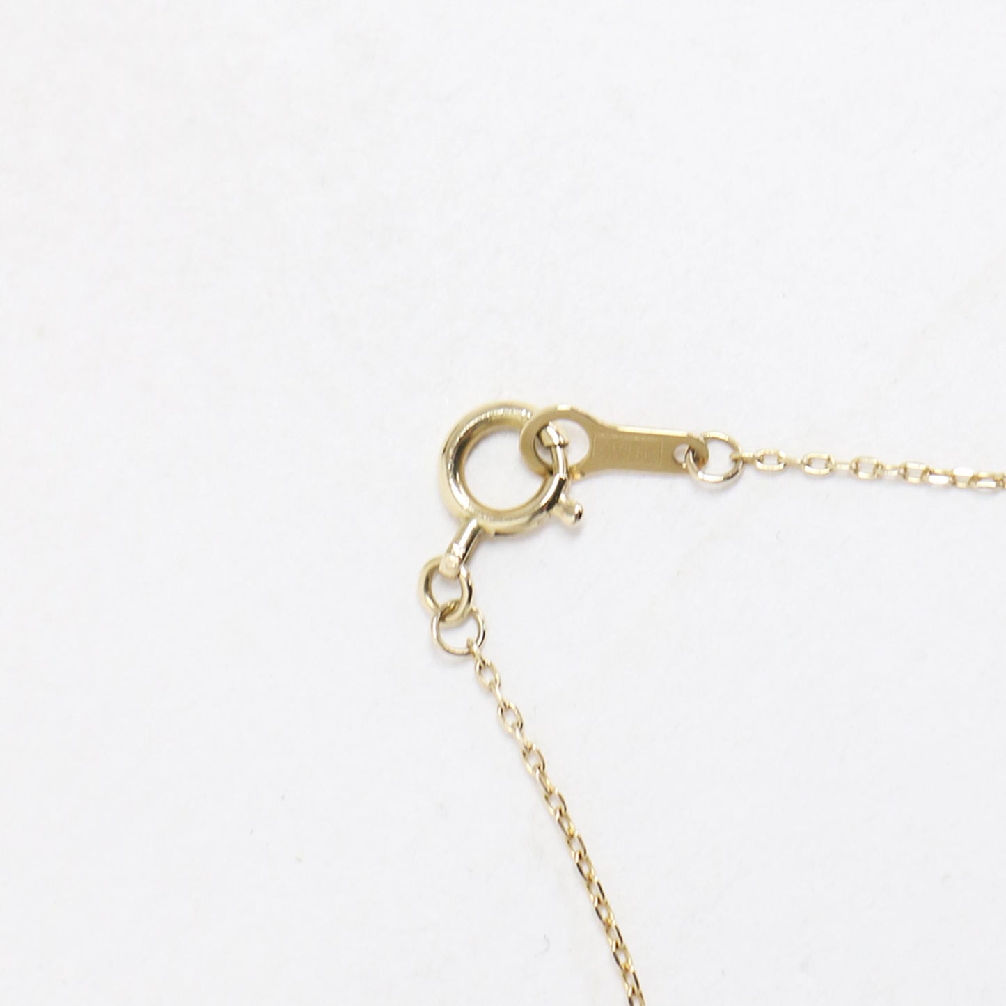 K10YG ダイヤモンド ネックレス / ひし形 チェーン