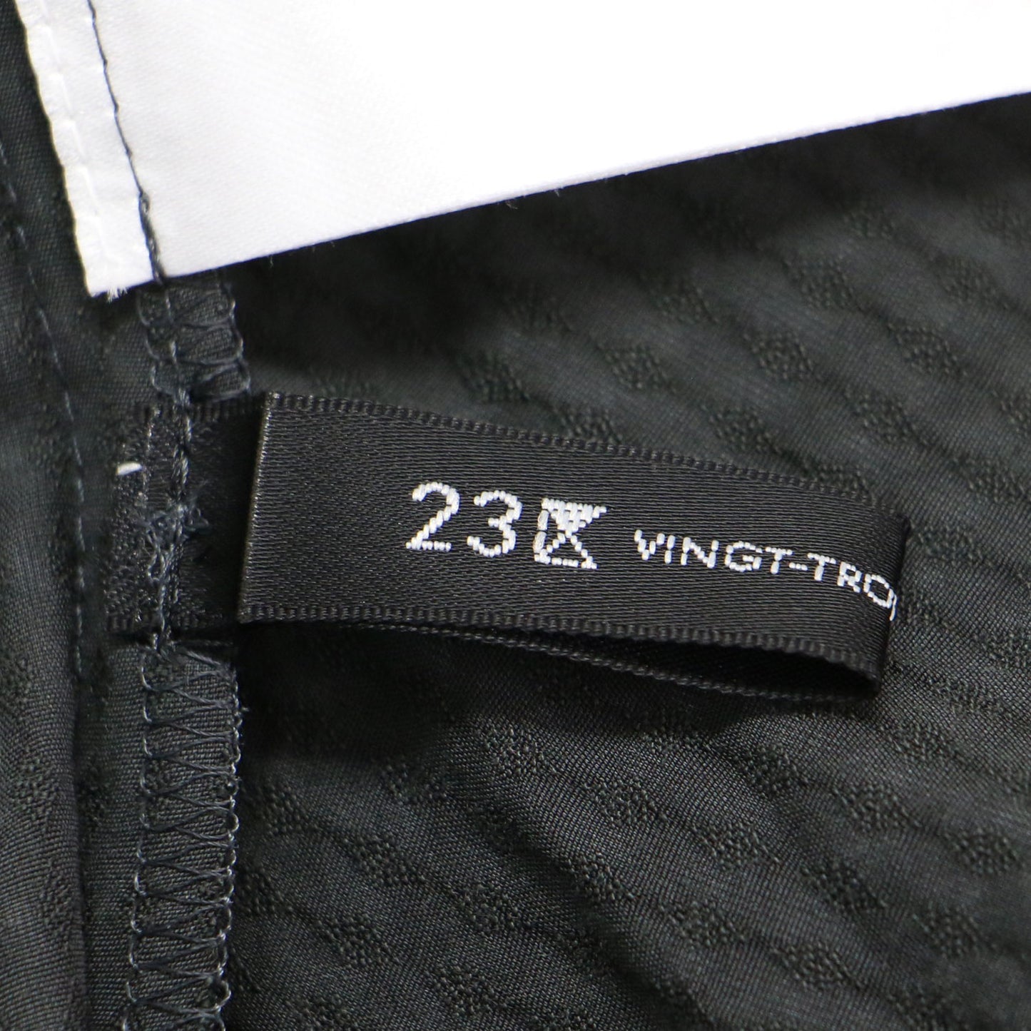 23秋冬 ドレープ ドビー クロス チュニック ブラウス / チュニック 長袖 ノーカラー ペプラム フレア