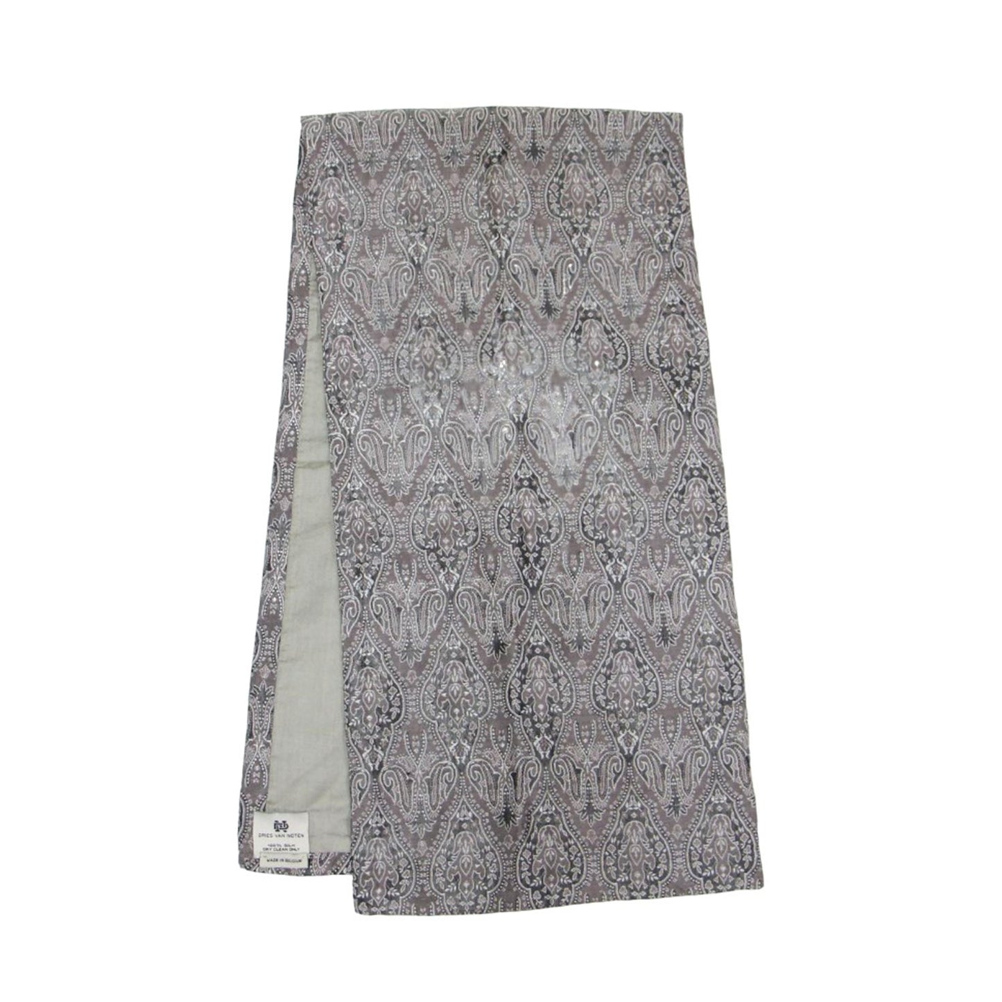 総柄 ジャガード ストール / シルク ヴィンテージ