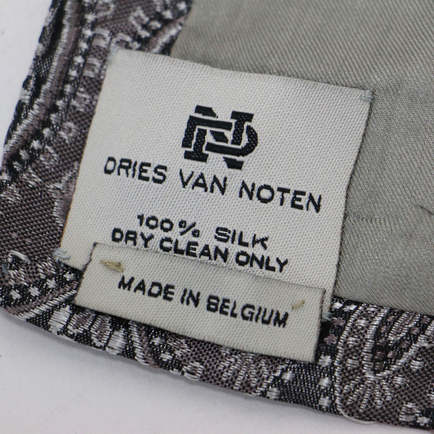 総柄 ジャガード ストール / シルク ヴィンテージ