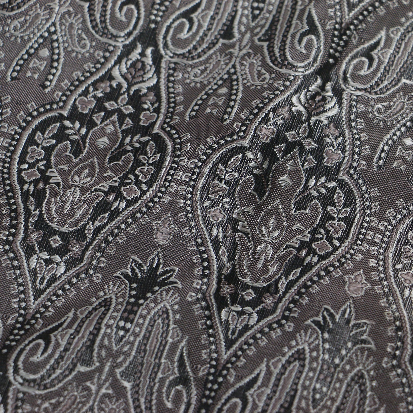 総柄 ジャガード ストール / シルク ヴィンテージ