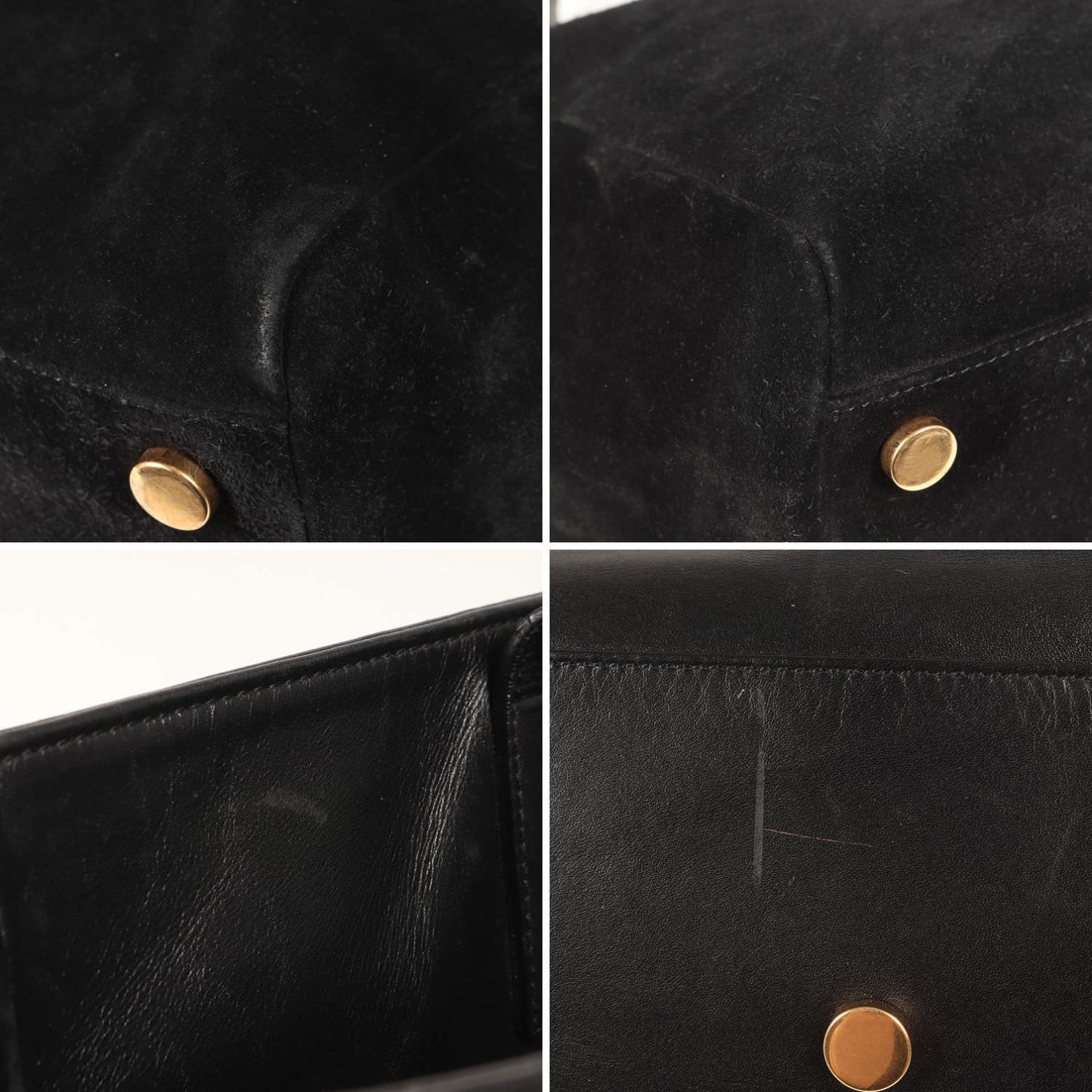 ヴォーリセ リバーシブル トートバッグ / ハンドバッグ 肩掛け スウェード レザー