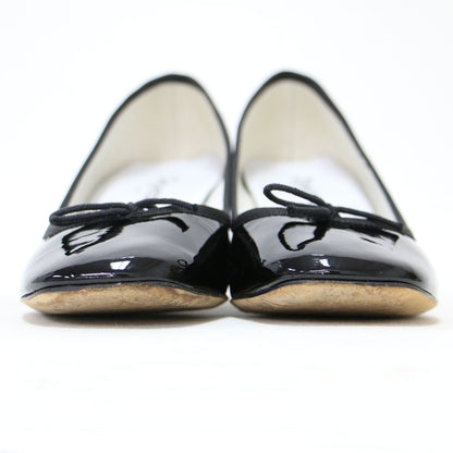 パナム エナメル パンプス / Paname スクエアトゥ チャンキーヒール