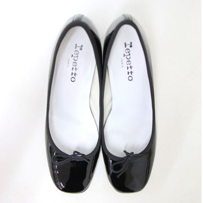 パナム エナメル パンプス / Paname スクエアトゥ チャンキーヒール