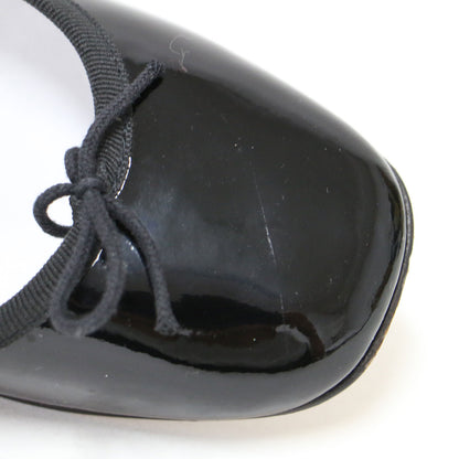 パナム エナメル パンプス / Paname スクエアトゥ チャンキーヒール