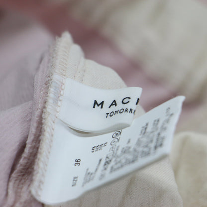 22秋冬 ストレッチ コーデュロイ イージーストレートパンツ / ワイドパンツ ウエストゴム ストレッチ パイル コットン