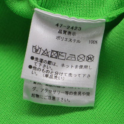 24春夏 センター フリル ノースリーブ ワンピース / ミディ丈 ニット ウエスト切替