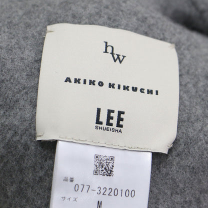 23秋冬 リバー 巻きスカート / ラップスカート ロング丈 リバーシブル チェック ウール コットン