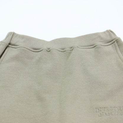 × Deuxieme Classe 別注 22春夏 スウェット ロングスカート / マキシ丈 フレア ウエストゴム スリット 刺繍 コットン