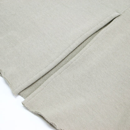 × Deuxieme Classe 別注 22春夏 スウェット ロングスカート / マキシ丈 フレア ウエストゴム スリット 刺繍 コットン