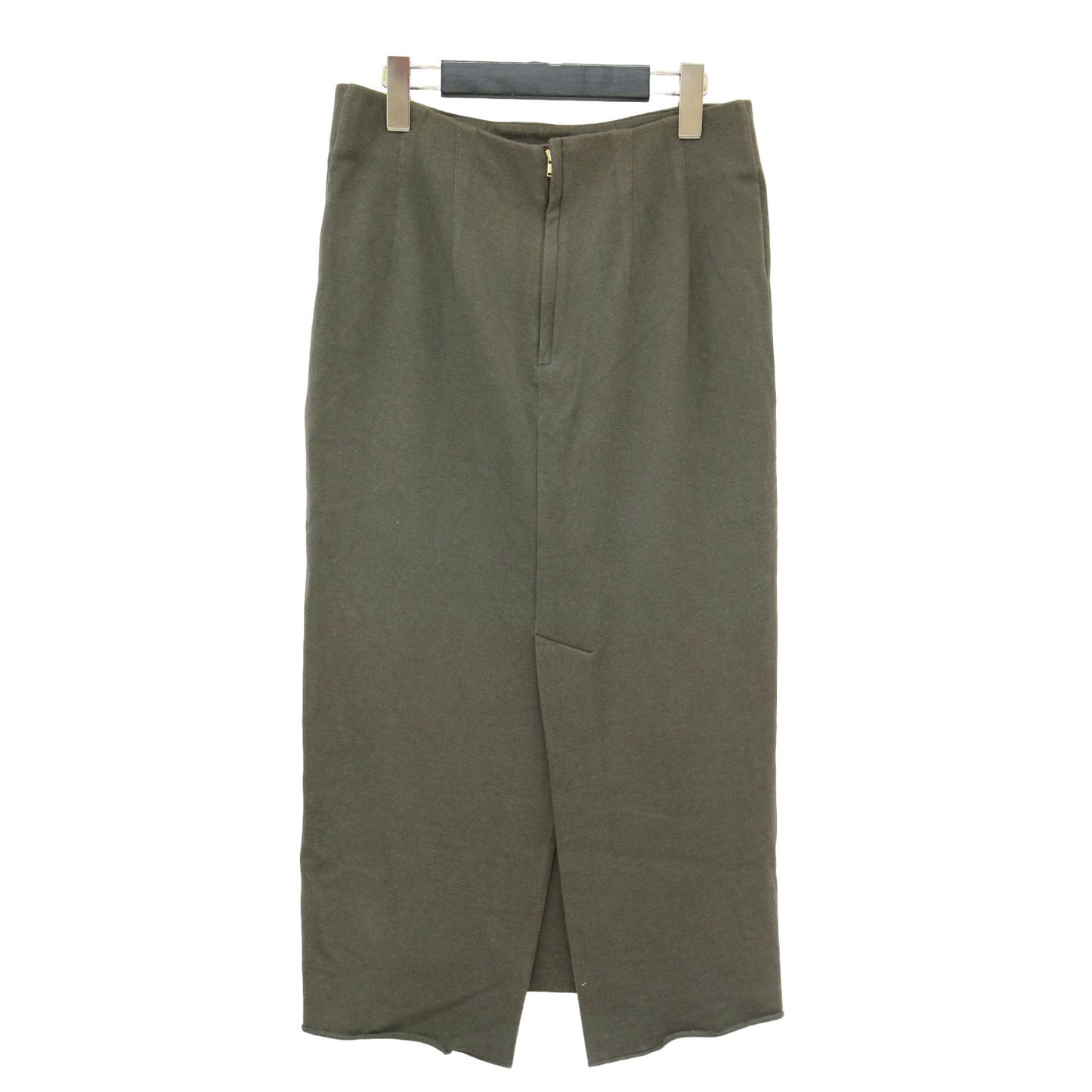 21春夏 スウェット タイトスカート / ペンシル ハイウエスト ミモレ丈 ウエストゴム ストレッチ コットン