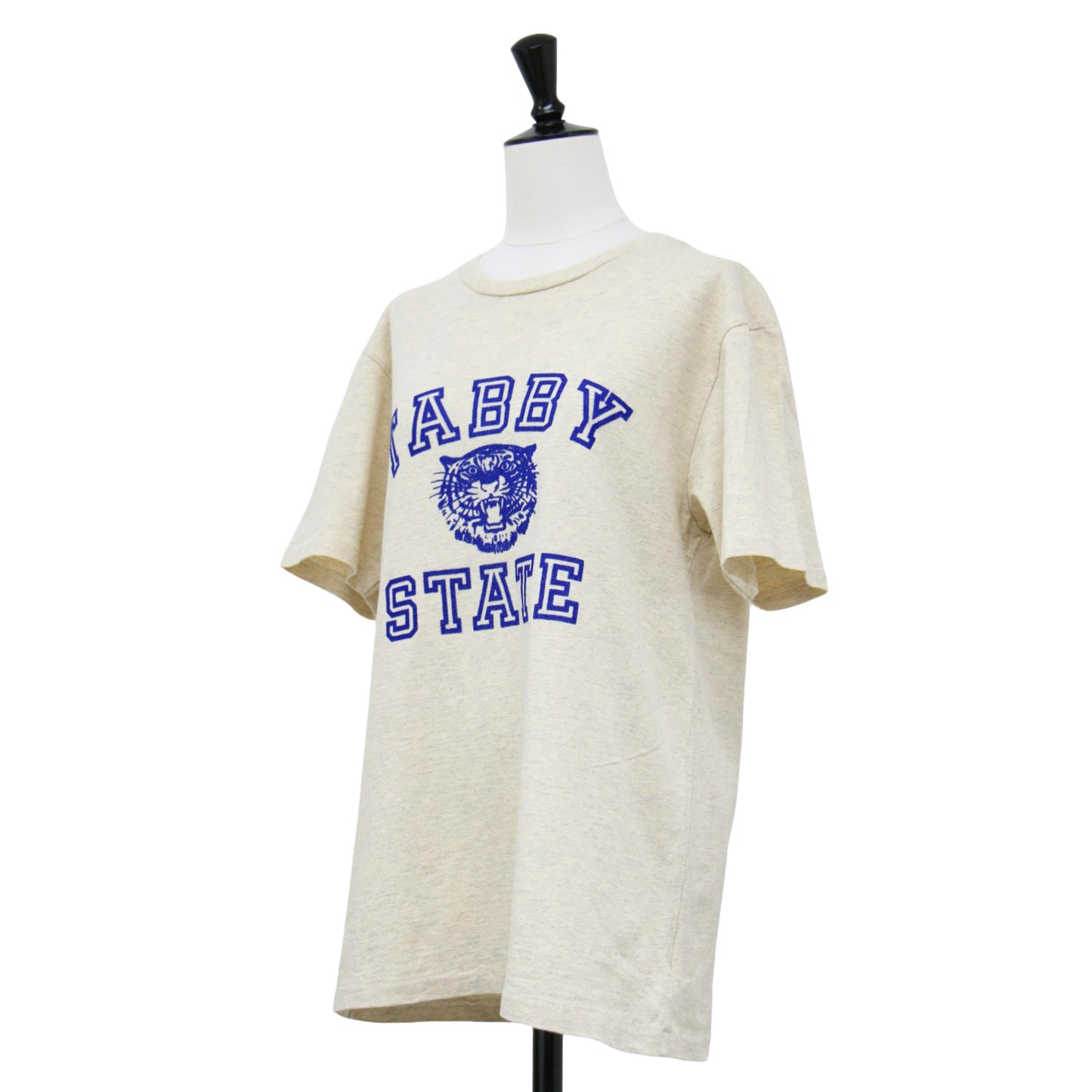 23春夏 フロッキー タイガー プリント Tシャツ / CREW NECK TABBY STATE カットソー 半袖 クルーネック コットン