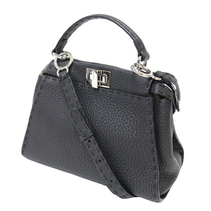 ピーカブー ミニ 8BN244 / ハンドバッグ ショルダー 2WAY クロスボディ メタルパーツ 牛革 セレリア