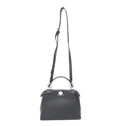 ピーカブー ミニ 8BN244 / ハンドバッグ ショルダー 2WAY クロスボディ メタルパーツ 牛革 セレリア