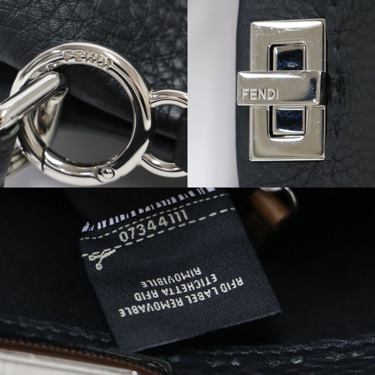 ピーカブー ミニ 8BN244 / ハンドバッグ ショルダー 2WAY クロスボディ メタルパーツ 牛革 セレリア