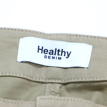 24秋冬 チノ フレア スカート / Grapefruit ロング丈 Aライン ワークポケット コットン