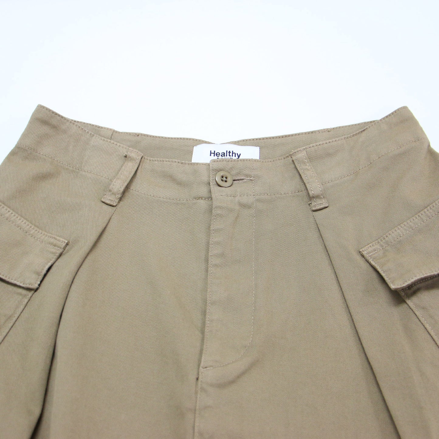 24秋冬 チノ フレア スカート / Grapefruit ロング丈 Aライン ワークポケット コットン