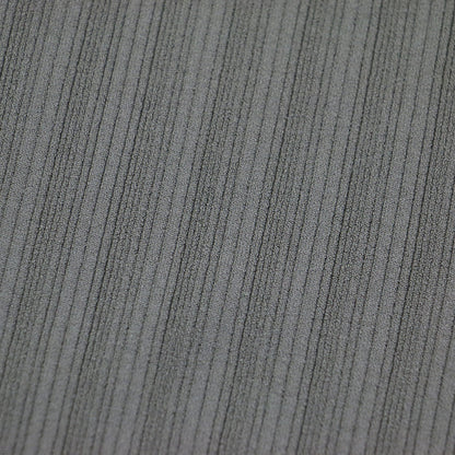 22春夏 リブ ニット ノースリーブ ワンピース / Compact Crepe Pattern Rib DRESS ロング クルーネック サイドボタン