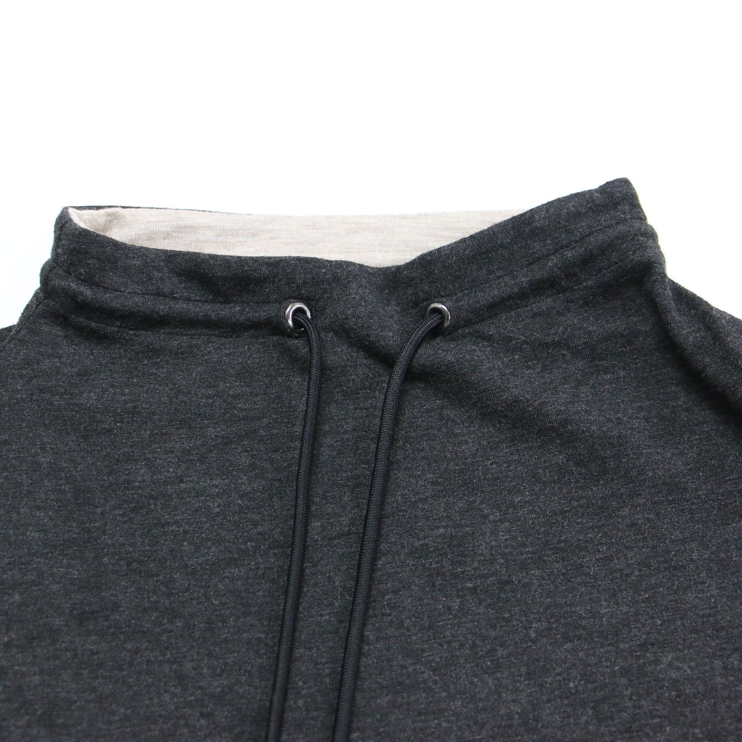 ボトルネック ドローストリング プルオーバー トップス / DOUBLE KNIT LT DRAWSTRING TOP カットソー 長袖