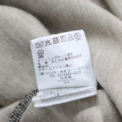 ボトルネック ドローストリング プルオーバー トップス / DOUBLE KNIT LT DRAWSTRING TOP カットソー 長袖