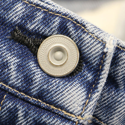 23秋冬 デニム タイト ロング スカート / Iライン スリット コットン