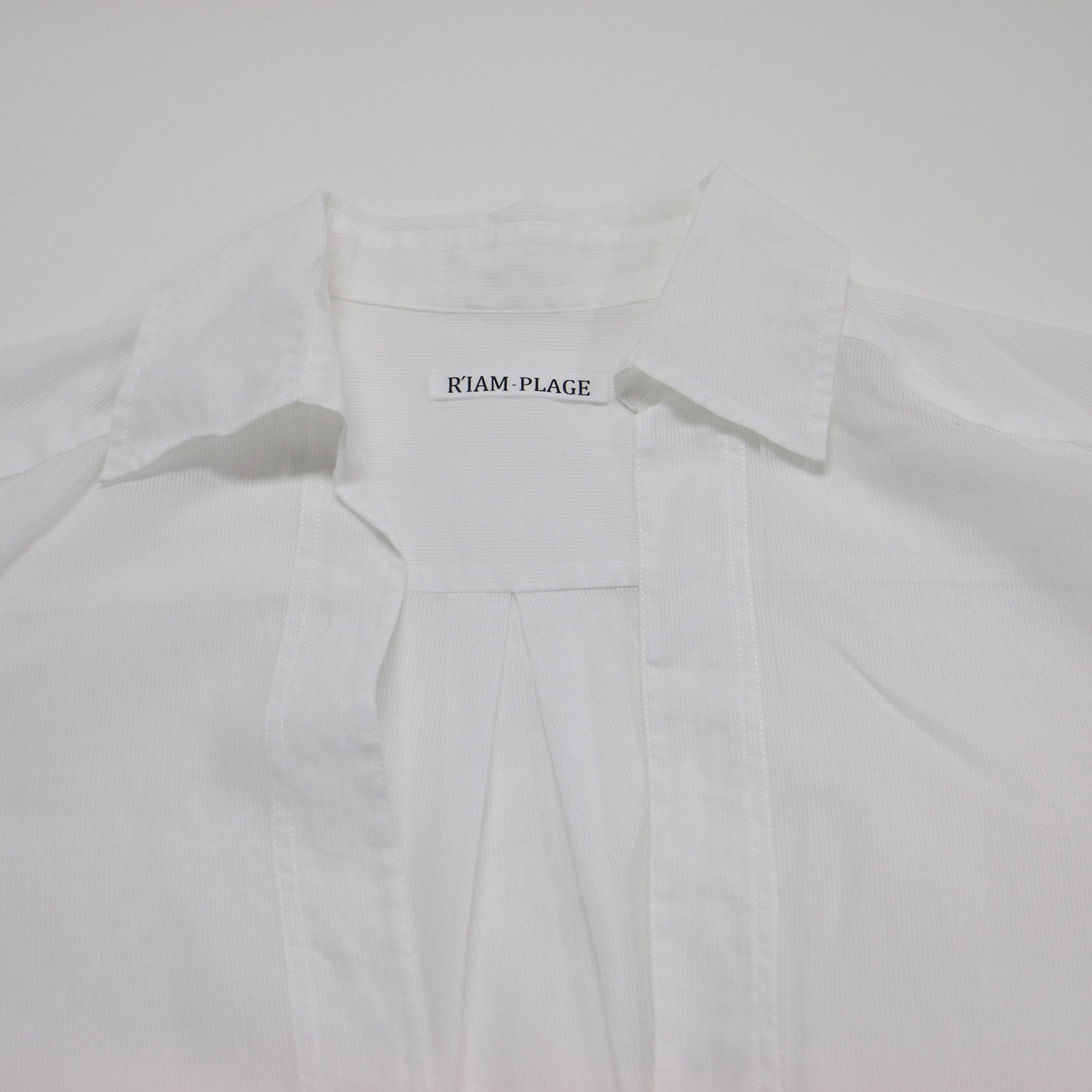 【お値下げ中】完売品！　plage R'IAM シャドウストライプ　シャツ plage R'IAM シャドウストライプシャツ