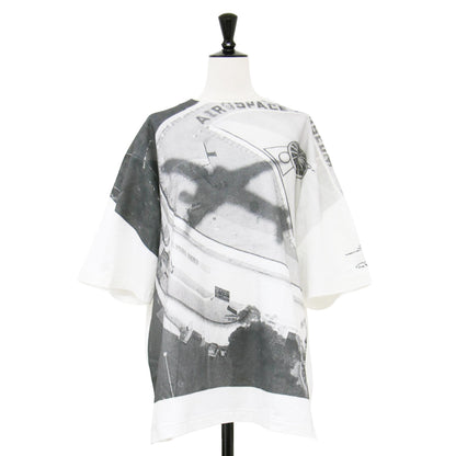 × TIM BARBER 25春夏 フォトプリント 半袖 Tシャツ / カットソー クルーネック 半袖 コットン