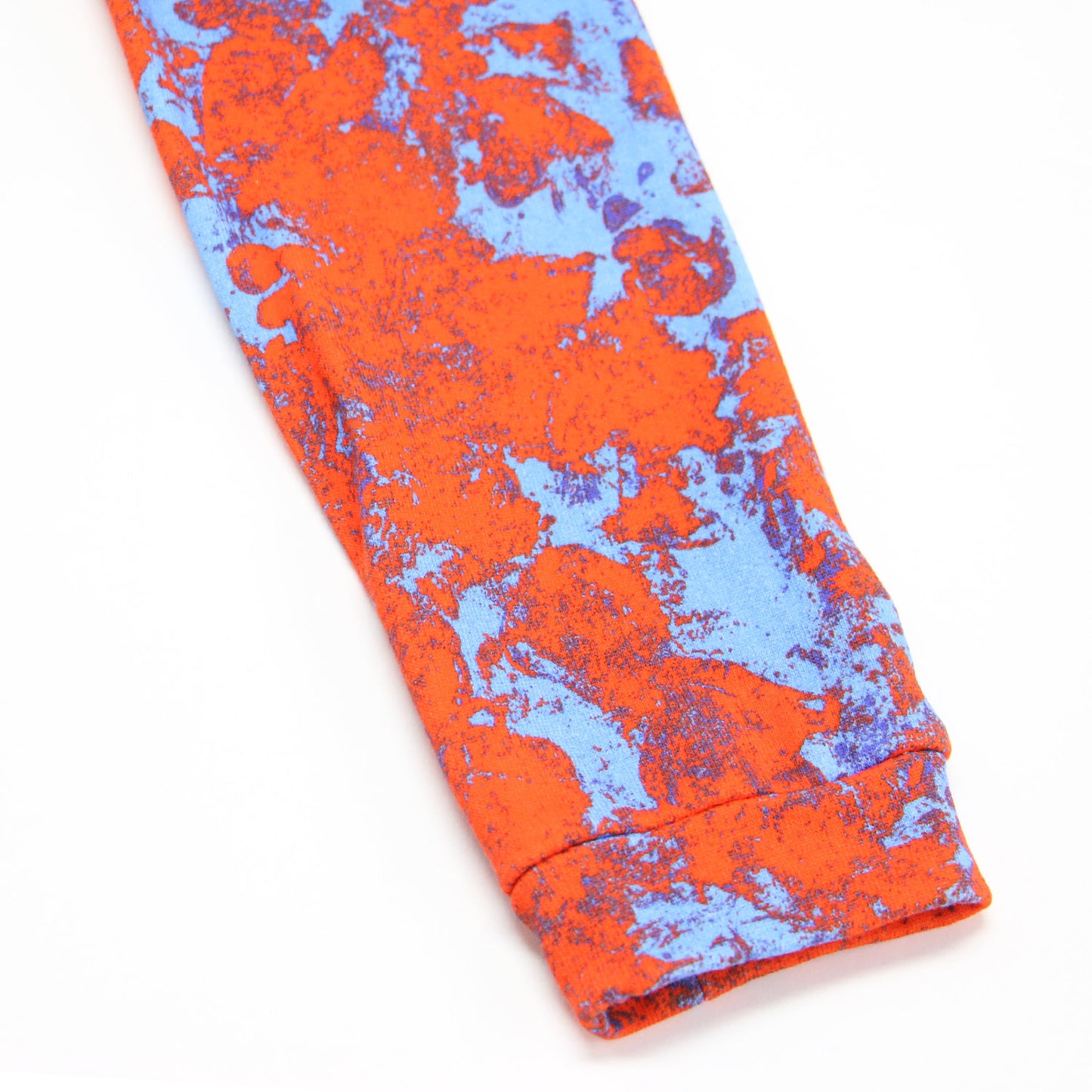 プリント スウェット シャツ / プルオーバー クルーネック 長袖 総柄 コットン