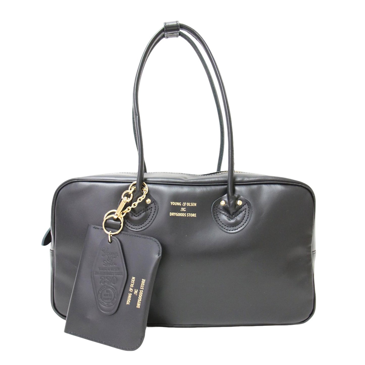 × FRAMeWORK 別注 25春夏 スムースレザー ハンドバッグ / SMOOTH LEATHER STUDENT M KHWL 2 ショルダーバッグ 肩掛け ポーチ付き 牛革