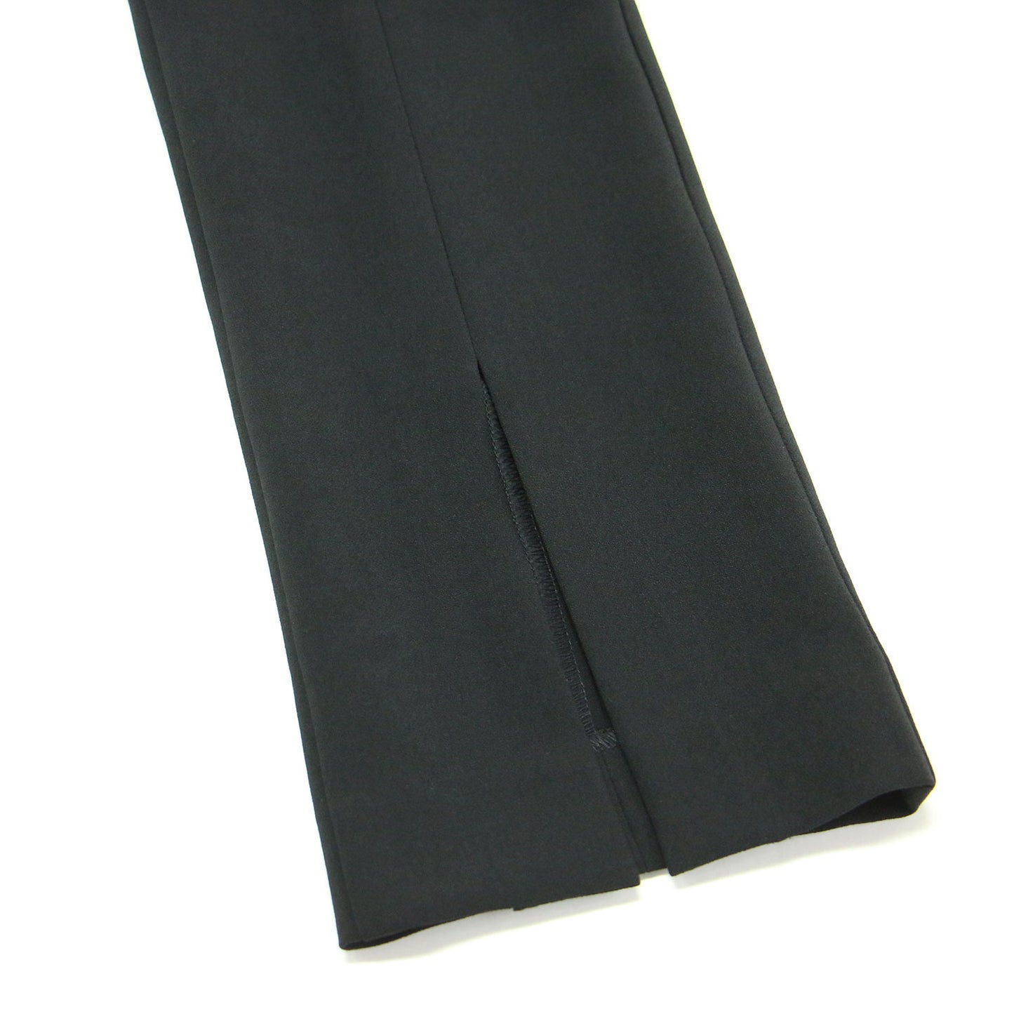 24秋冬 ストレッチ スリット パンツ / Strech Slit Pants ラックス テーパード ハイウエスト ジョーゼット