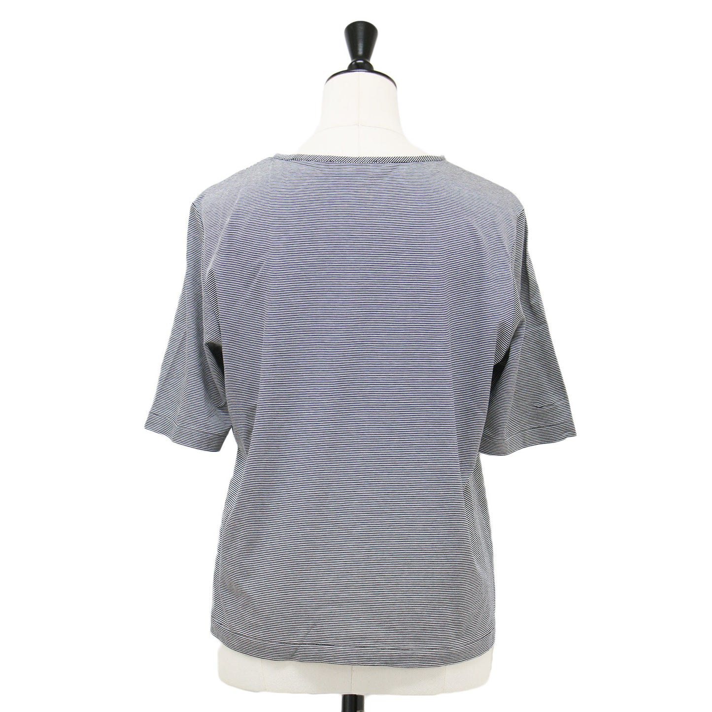 24春夏 コットン ブレンド ボーダー Tシャツ / カットソー 半袖 ハーフスリーブ クルーネック