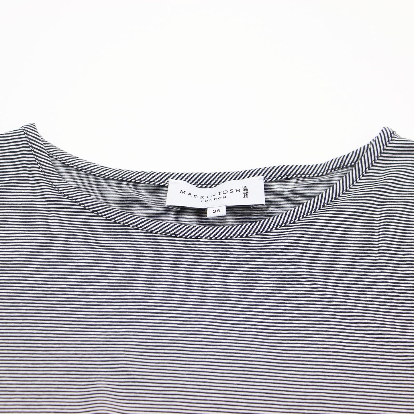 24春夏 コットン ブレンド ボーダー Tシャツ / カットソー 半袖 ハーフスリーブ クルーネック