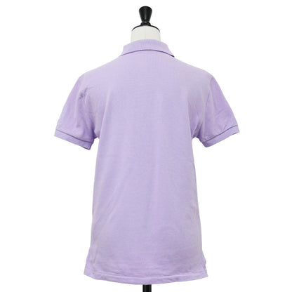 25春夏 カスタム スリム フィット メッシュ ポロシャツ / 半袖 ポニー刺繍 コットン