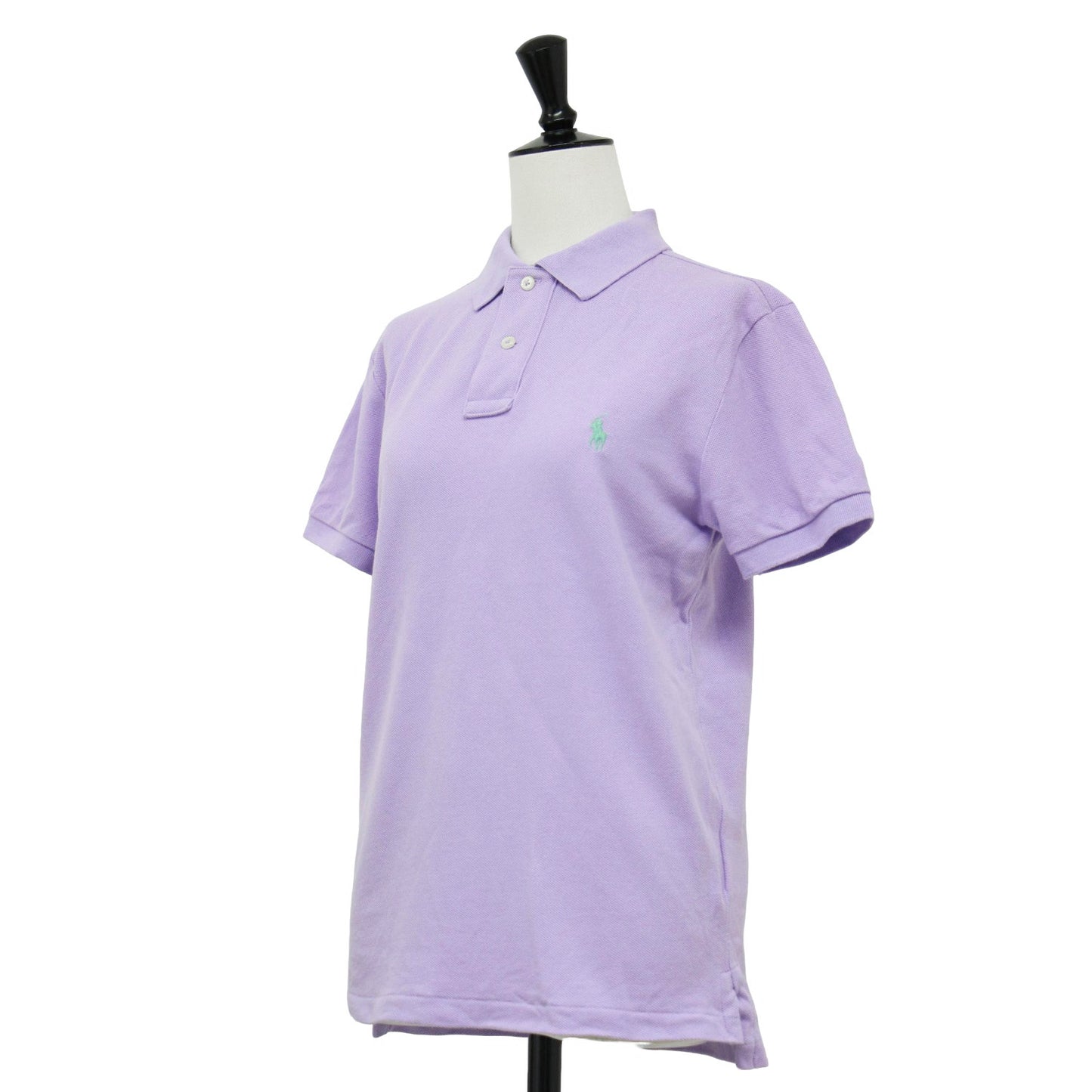 25春夏 カスタム スリム フィット メッシュ ポロシャツ / 半袖 ポニー刺繍 コットン