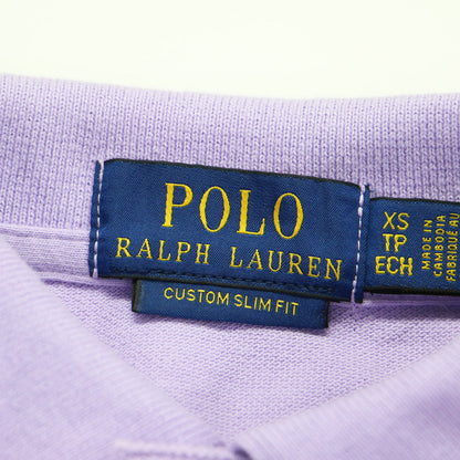 25春夏 カスタム スリム フィット メッシュ ポロシャツ / 半袖 ポニー刺繍 コットン