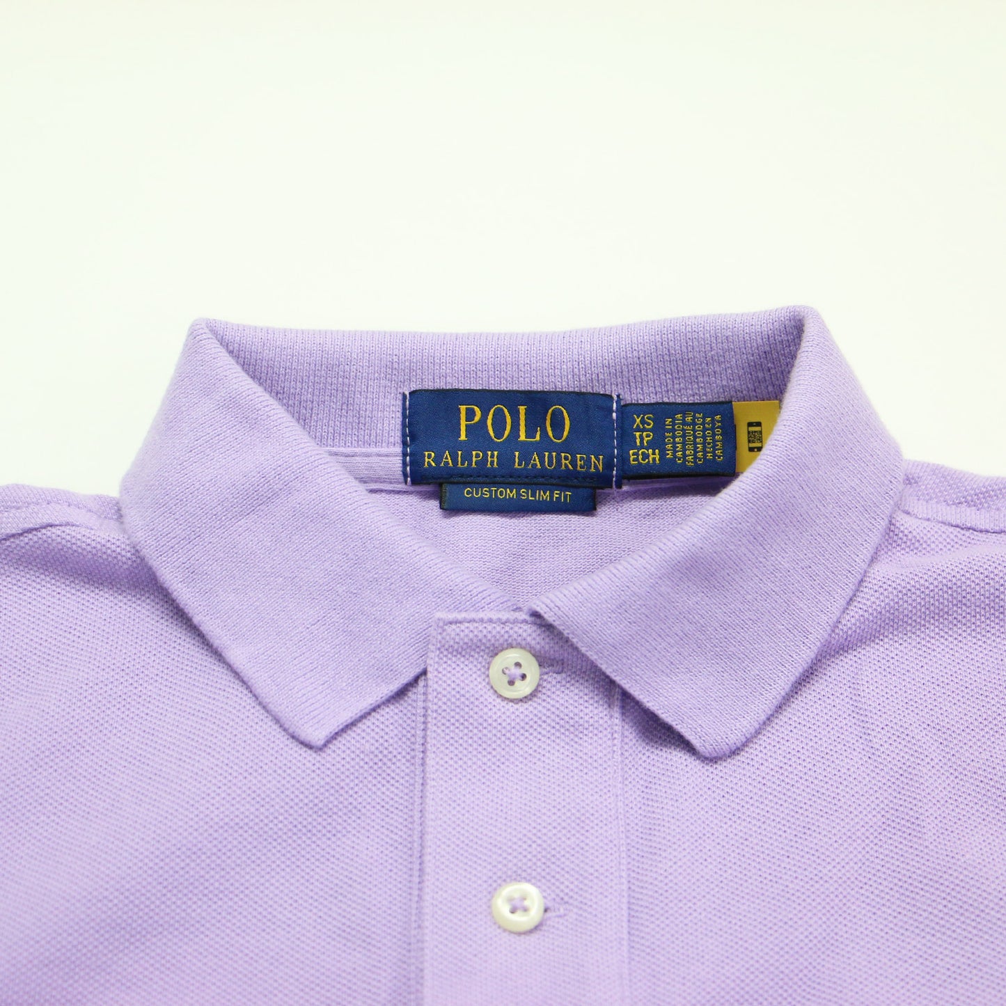 25春夏 カスタム スリム フィット メッシュ ポロシャツ / 半袖 ポニー刺繍 コットン