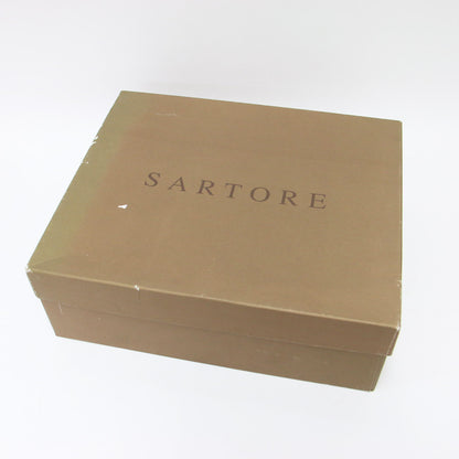 レザー ヒール ウエスタン ブーツ / ミドル丈 チャンキーヒール ポインテッドトゥ コンビ パイソン