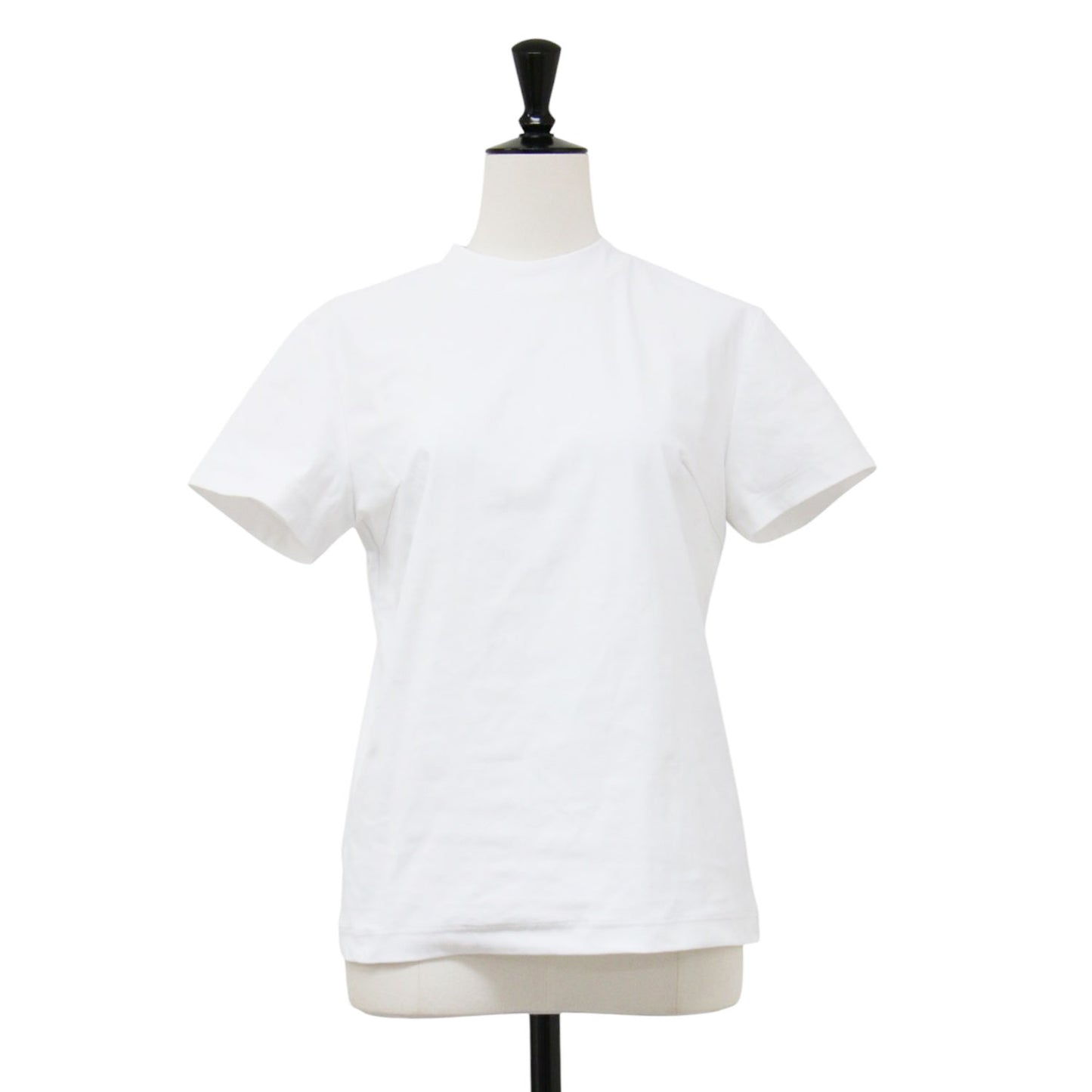 Joie White ミニスタンドネック 半袖 トップス / Tシャツ ジャージー素材