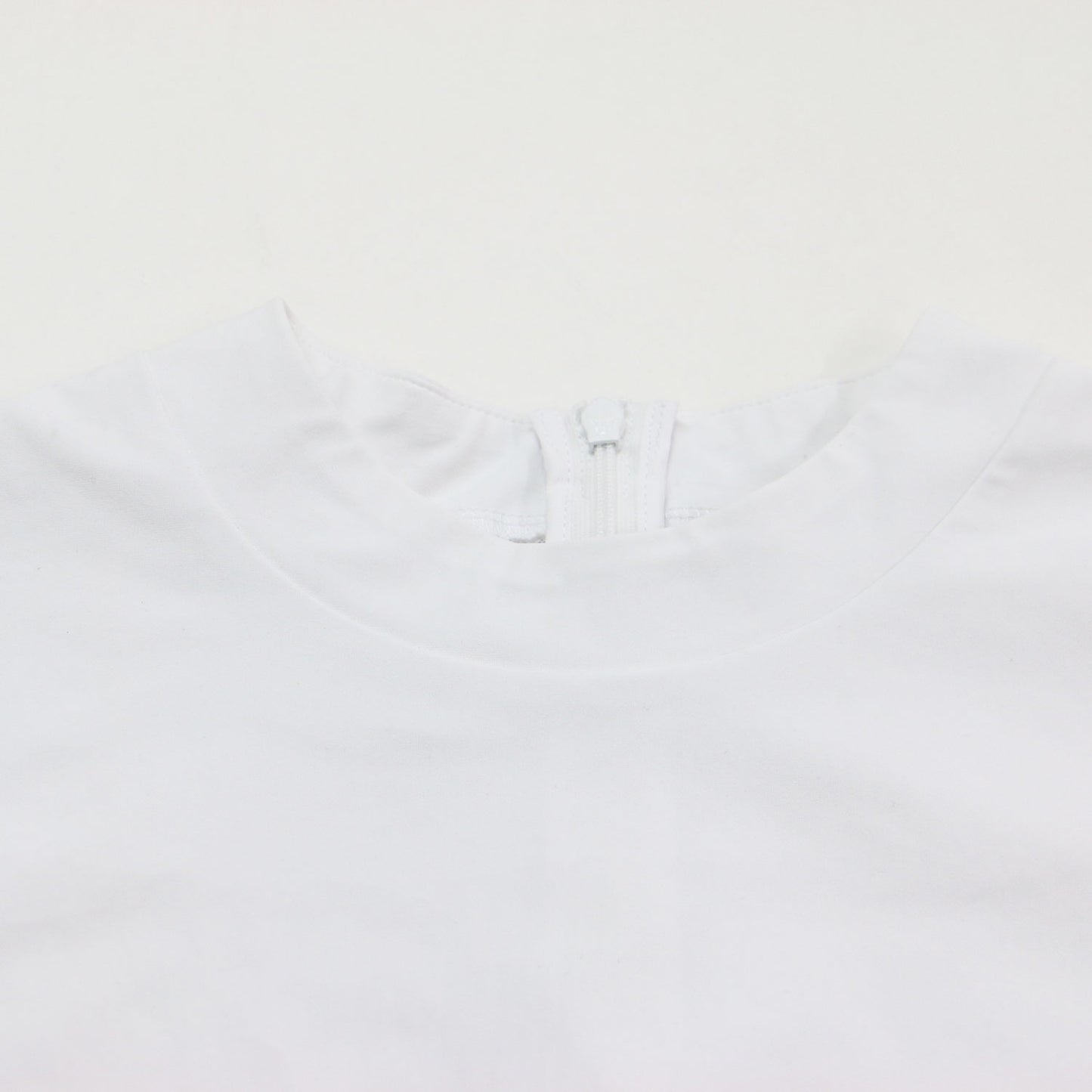 Joie White ミニスタンドネック 半袖 トップス / Tシャツ ジャージー素材
