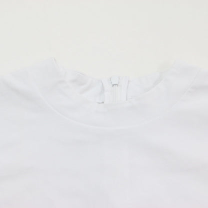Joie White ミニスタンドネック 半袖 トップス / Tシャツ ジャージー素材