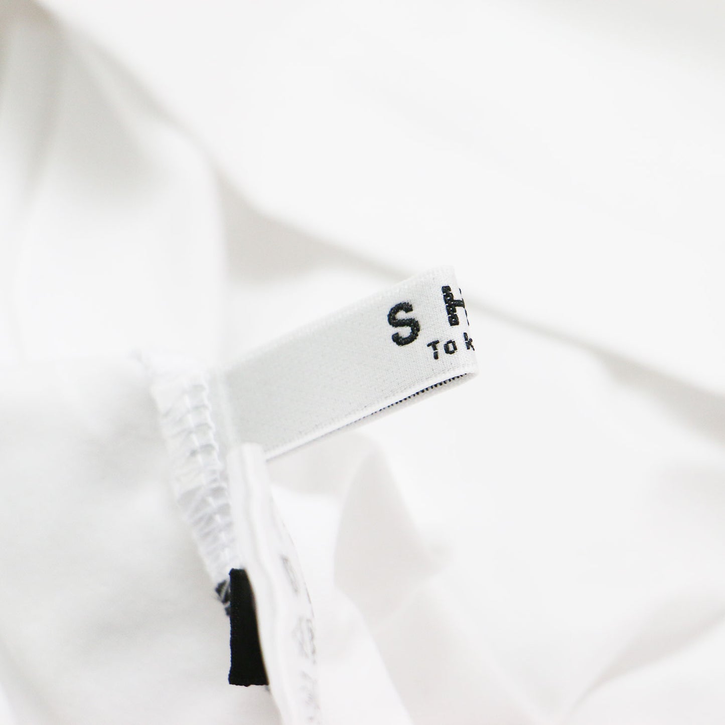 Joie White ミニスタンドネック 半袖 トップス / Tシャツ ジャージー素材