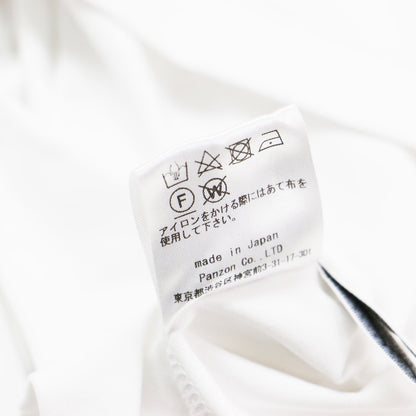 Joie White ミニスタンドネック 半袖 トップス / Tシャツ ジャージー素材